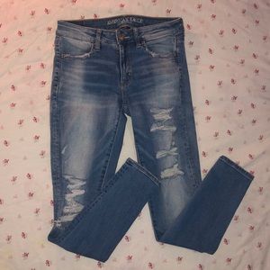 American Eagle Distressed Skinny Jeans